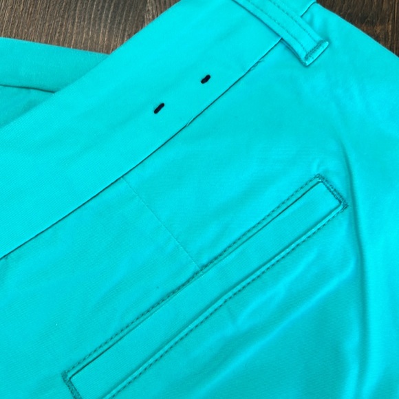 J.crew Factory 9" Frankie bermuda chino short Green AL569 Size 8. NWOT - Picture 14 of 16